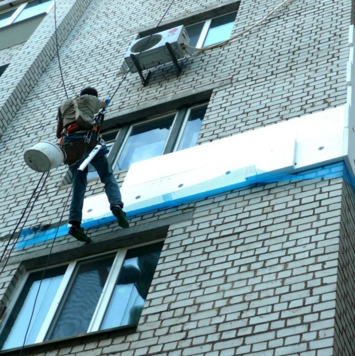 Утепление фасада)